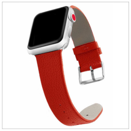 Leather Look bandje Geschikt voor Serie 7 (41 mm) - Rood