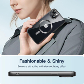 iPhone 13 Pro Max - MagSafe -  Zwart - Draadloos oplaadbare Back Cover