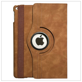 Casemania Luxe Suede Draaibaar Case - iPad Pro 12.9 (2015/2017) - Bruin