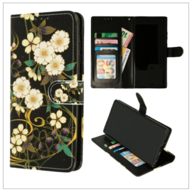 Oppo Reno 6 Pro - Bookcase Print - Bloemen Geel