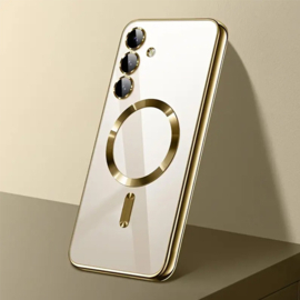 Magnetic Magsafe Lens Protection Case - Samsung A16 - Goud