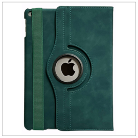 Casemania Luxe Suede Draaibaar Case -  iPad Air - Groen