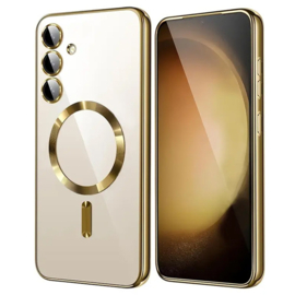 Magnetic Magsafe Lens Protection Case - Samsung A56 - Goud