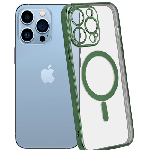 iPhone 15 Pro Max - MagSafe - Groen - Draadloos oplaadbare Back Cover