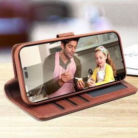 Lavann Leather Book Case 2 in 1 - Samsung A53 (5G) - Bruin