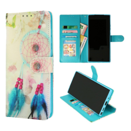 Book Case Geschikt voor iPhone 16e / iPhone 17e - Dromenvanger Printje - Ruimte voor 3 pasjes