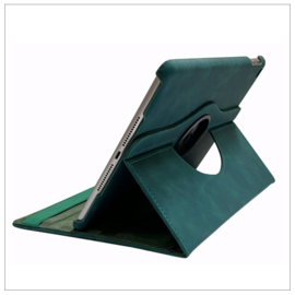 Casemania Luxe Suede Draaibaar Case -  iPad Air - Groen