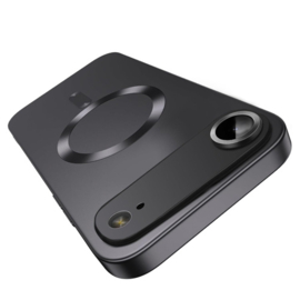 iPhone 17 Air Matte - Zwart - MagSafe - Draadloos Oplaadbare Back Cover