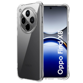 Oppo Find X8 5G - HQ Silicone Case - Transparant