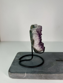 Amethist hart op standaard - 294 gram.