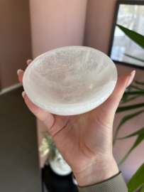 Seleniet oplaad bakje rond.