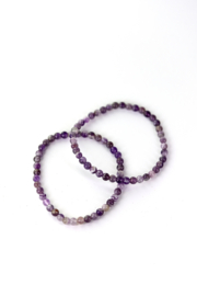 Armbandje 4mm - Amethist.