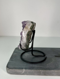 Amethist hart op standaard - 294 gram.