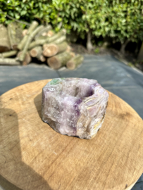 Ruwe regenboog waxinelichtjes houder. Nr 111