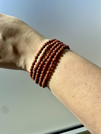 Goudsteen armband 4mm.