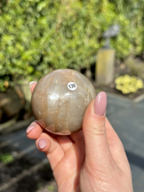 Maansteen bol 266 gram, Nr 130