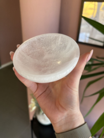 Seleniet oplaad bakje rond.