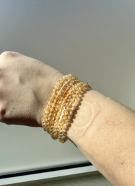 Citien armband 4mm facet geslepen.