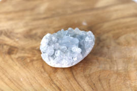 Blauw Celestien ei uit Madagaskar - 127 gram