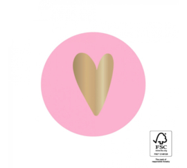 Sticker | Heart - Blush pink