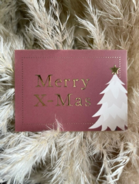 Mini kaartje | Merry Christmas