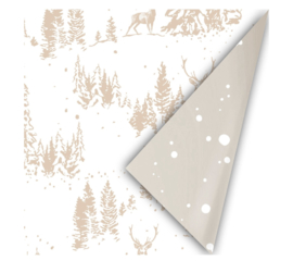 Cadeaupapier | Reindeer Forest - Natural