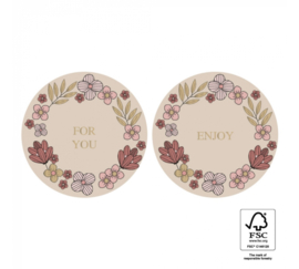 Sticker duo | Flower field gold