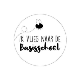 Sticker | Ik vlieg naar de basisschool