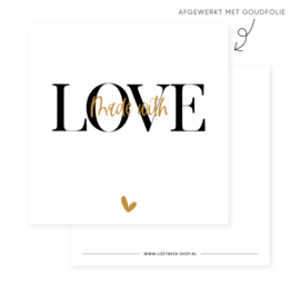Mini-kaart | Made with love