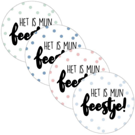 Stickers | Het is mijn feestje