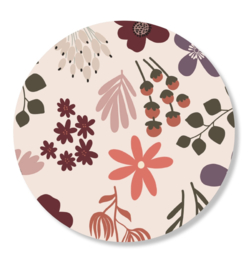 Sticker | Vrolijke bloemen