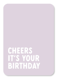 Kaart | Cheers it's your birthday
