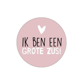 Sticker | Ik ben een grote zus