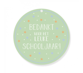 Label | schooljaar - pistache