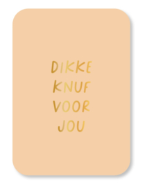 Mini kaart | Dikke knuf voor jou