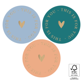 Sticker | This is for you - gold