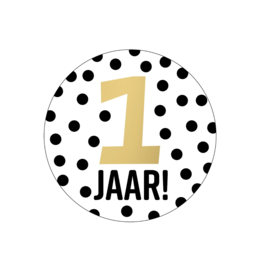 Sticker | 1 jaar