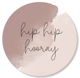 Sticker | hip hip hooray