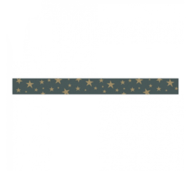 Lint | stars petrol gold
