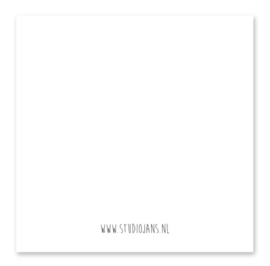 Mini kaart | Voor jou leukerd!
