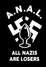 ANAL (All Nazis Are Losers) sticker