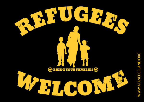 Refugees Welcome sticker