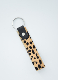 Sleutelhanger baby cheetah (bruin/zwart)