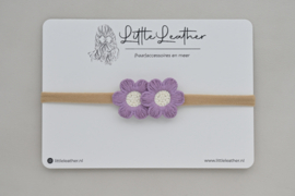Haarband bloem Lena - lila