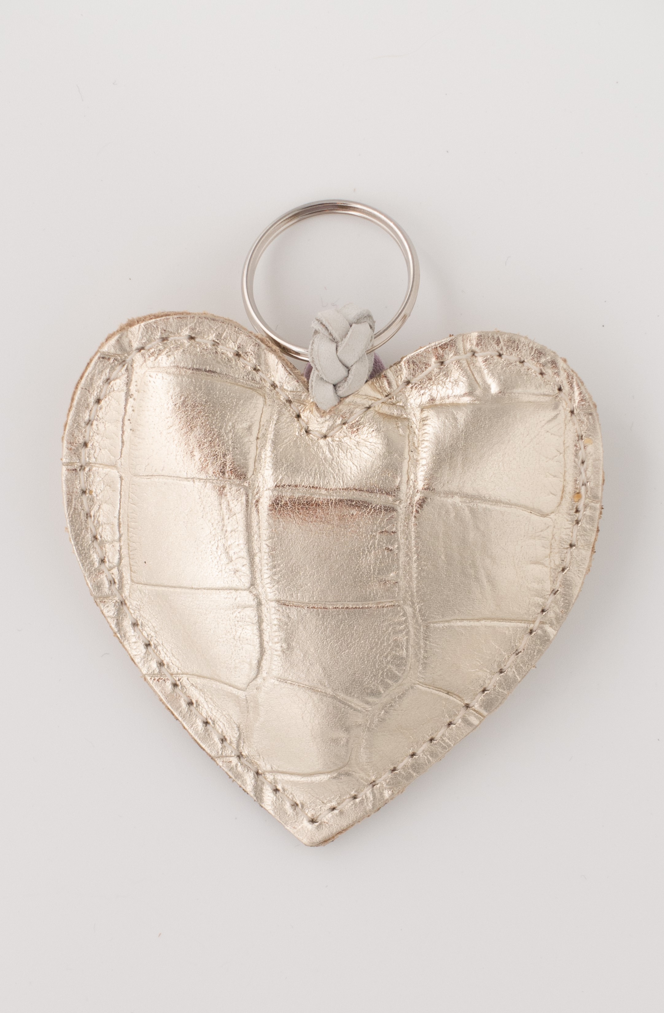 Sleutelhanger hart gold