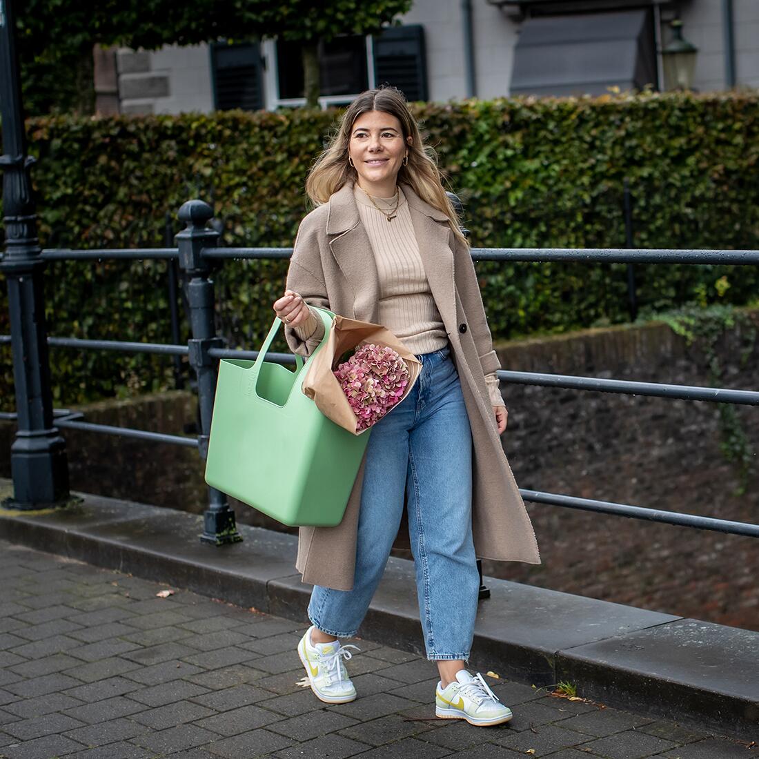 Koziol tas XL groen