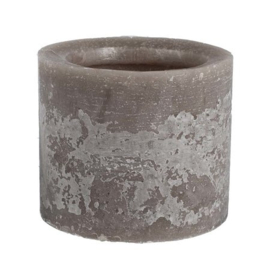 Kaars Windlicht Taupe