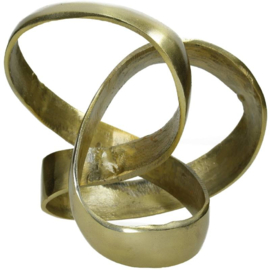 Ornament Knoop Goud 23x20x17cm
