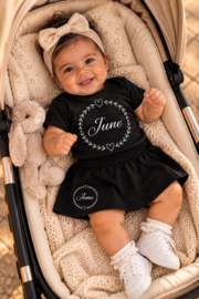 Shirt & rokje met naam
