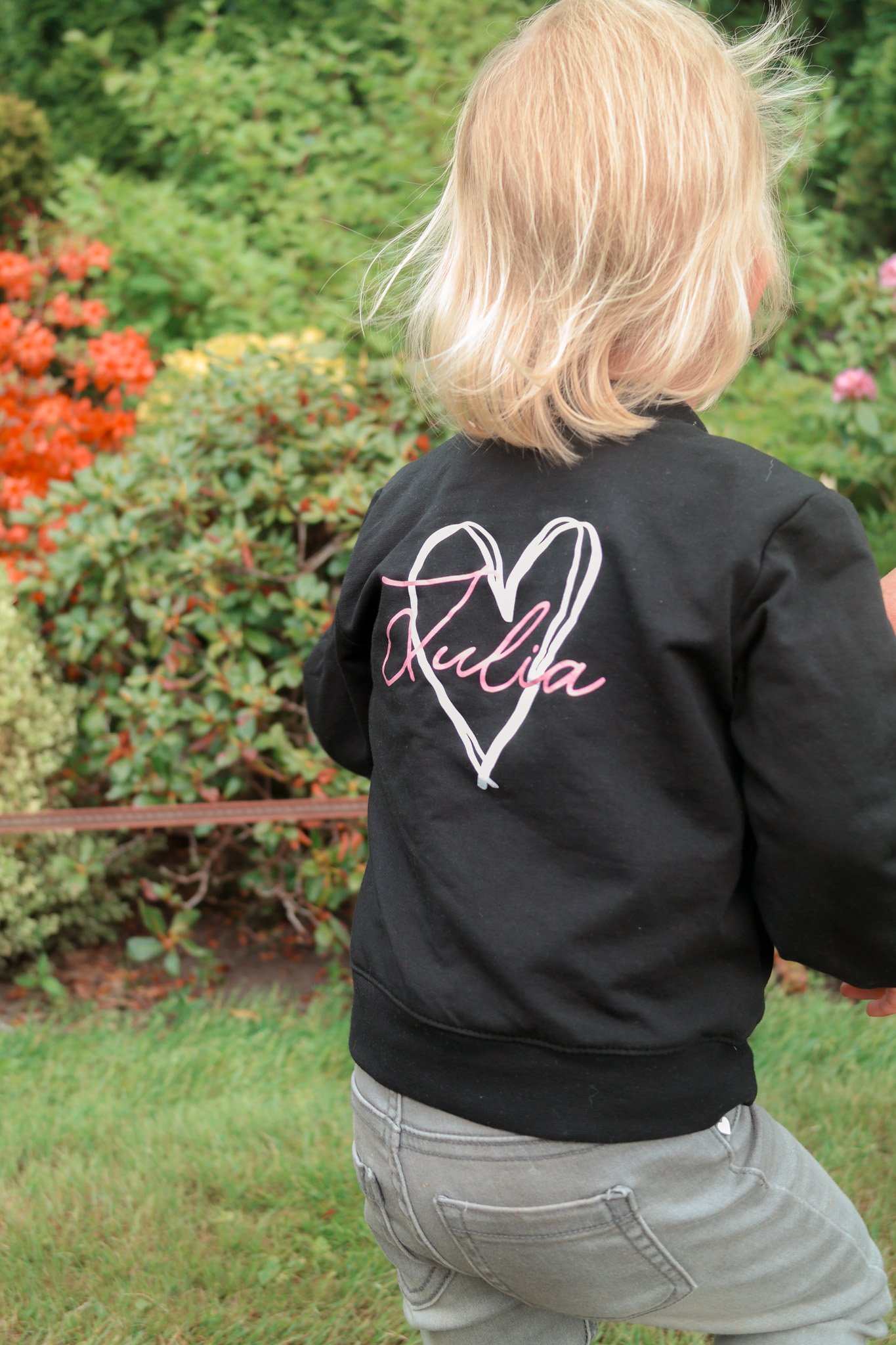 Jacket met hartje & naam